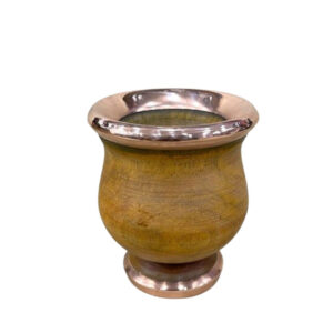 Mate de Algarrobo Base y Virola Cobre